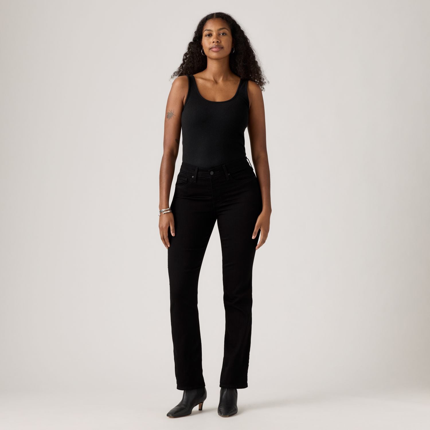 JEANS MUJER 314 SHAPING STRAIGHT NEGRO LEVIS 19631-0000 - 1