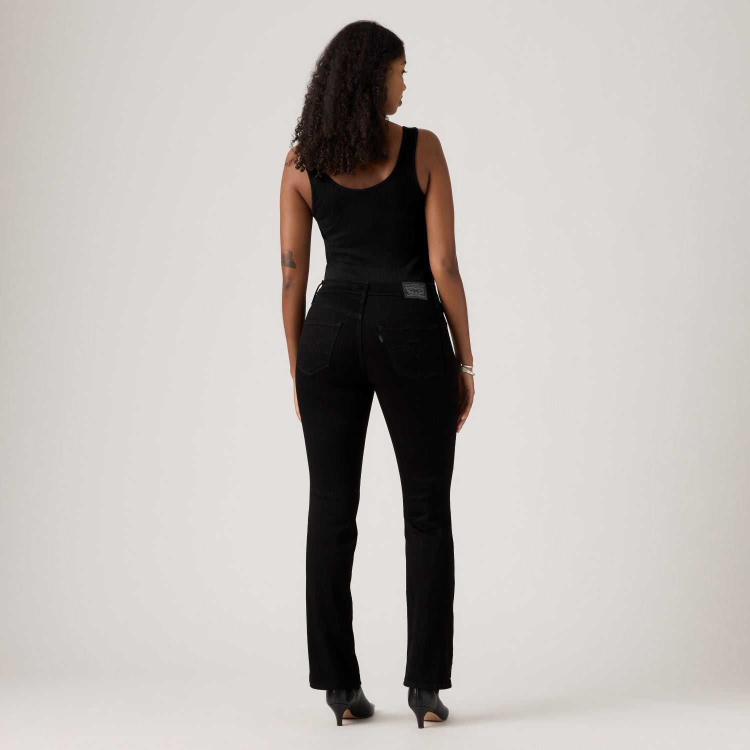 JEANS MUJER 314 SHAPING STRAIGHT NEGRO LEVIS 19631-0000 - 2
