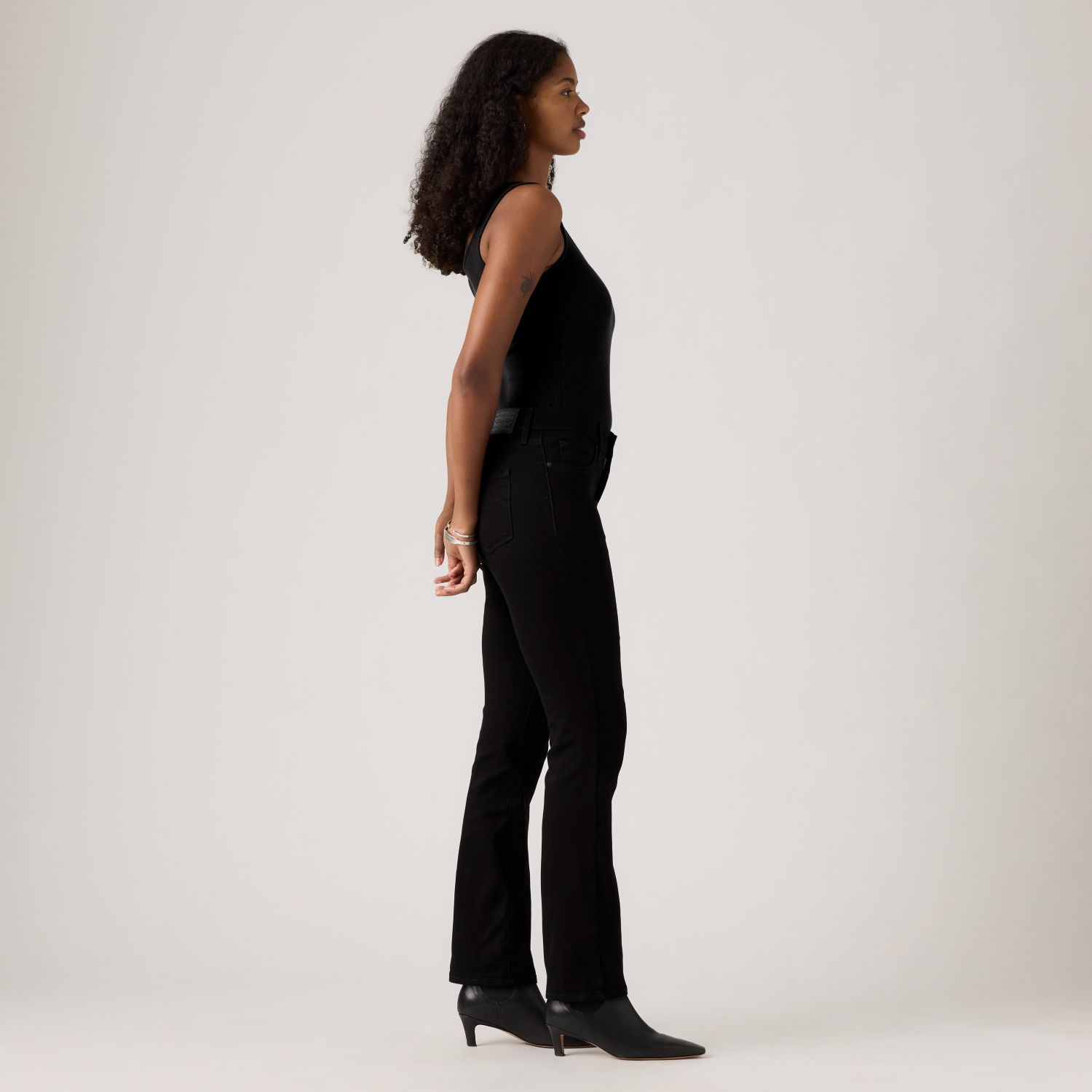 JEANS MUJER 314 SHAPING STRAIGHT NEGRO LEVIS 19631-0000 - 3