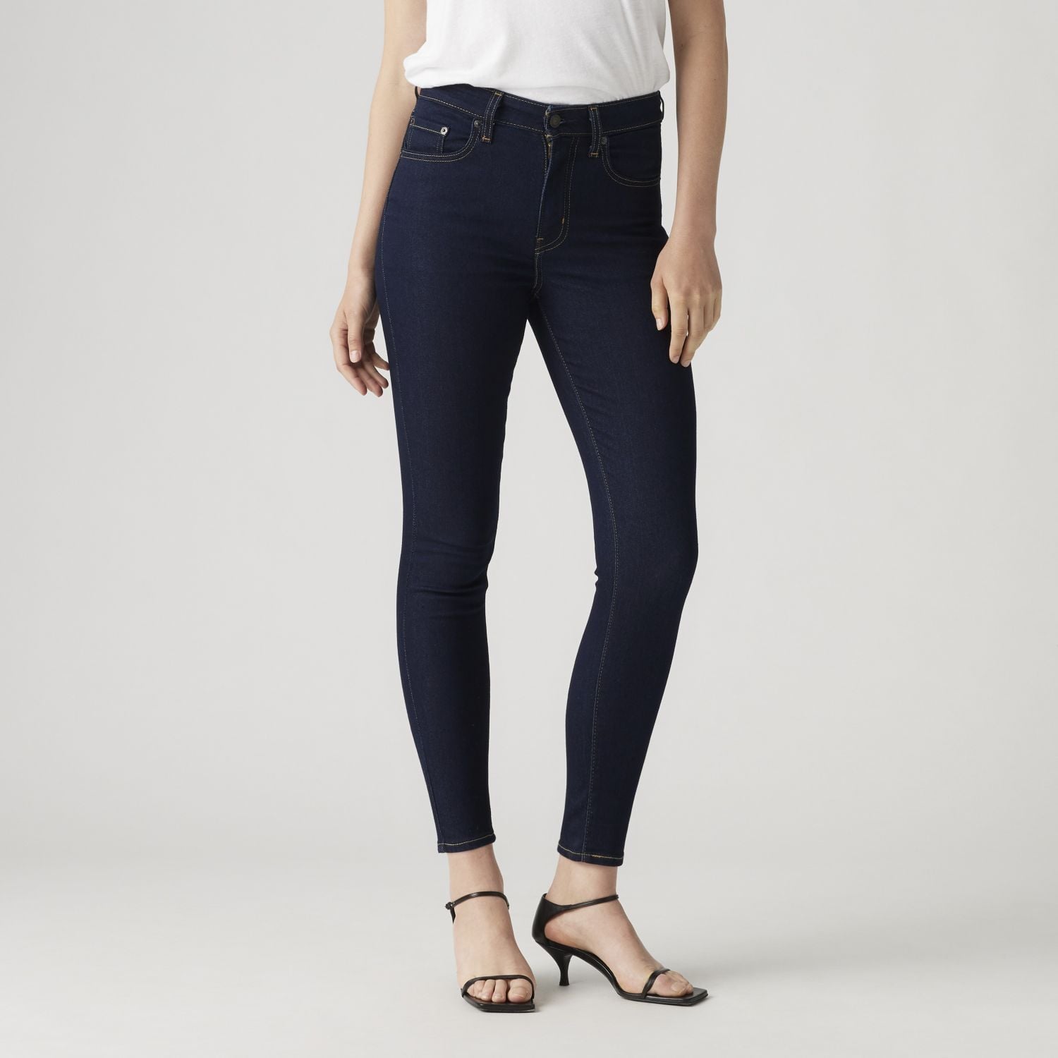 JEANS ALGODÓN MUJER LEVI'S AZUL SKINNY 721 HIGH-RISE 18882-0023 - 1