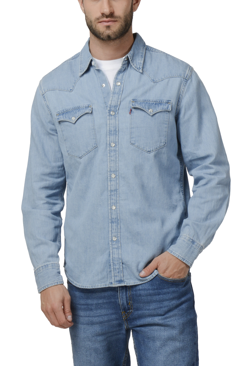CAMISA MANGA LARGA ALGODÓN HOMBRE LEVI'S CLASSIC WESTERN STANDARD 85745-0074 - 1