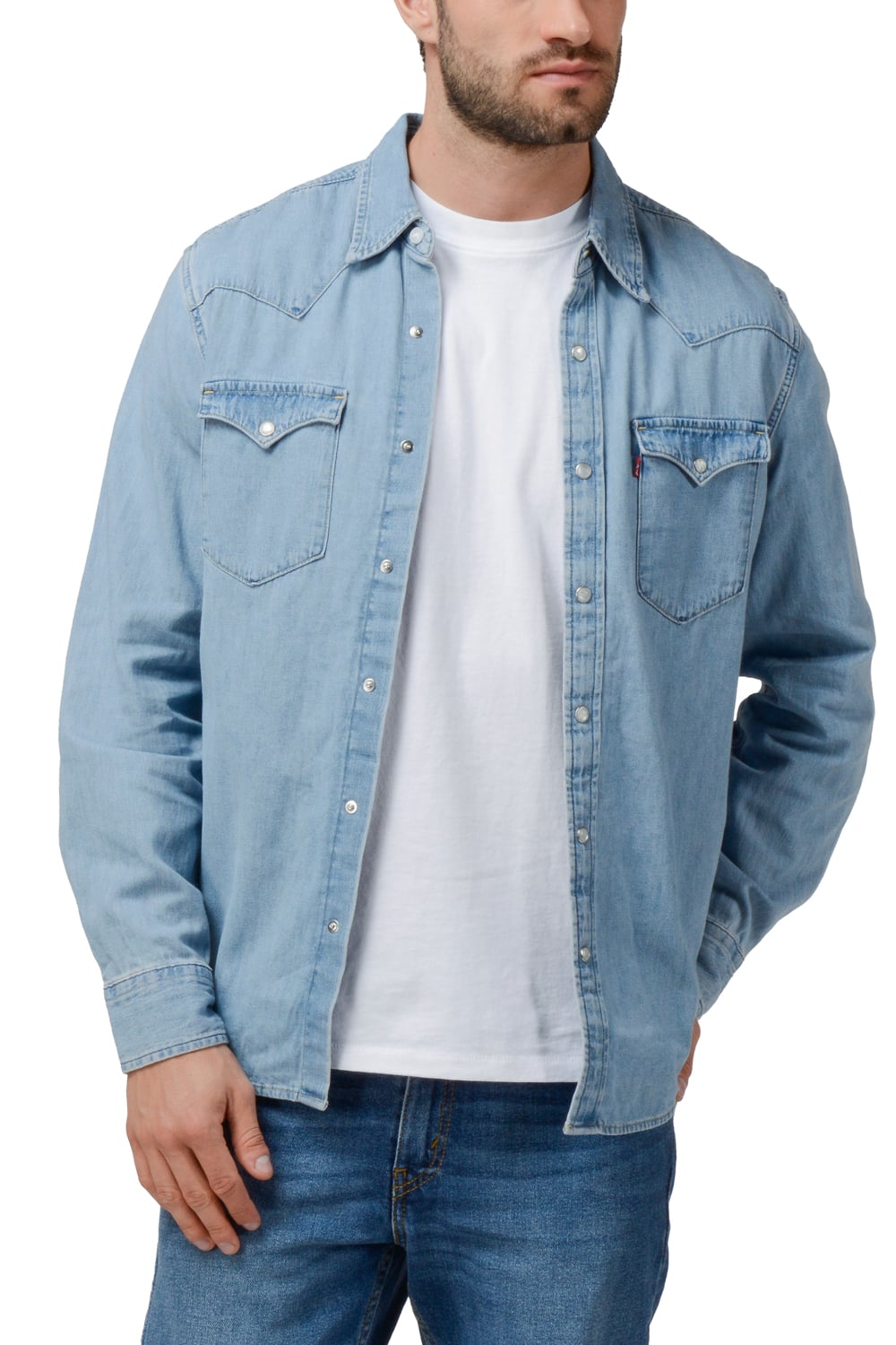 CAMISA MANGA LARGA ALGODÓN HOMBRE LEVI'S CLASSIC WESTERN STANDARD 85745-0074 - 4