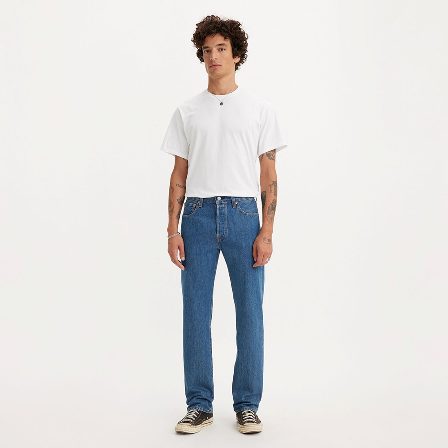 JEANS HOMBRE 501 FIT AZUL MEDIO LEVIS 00501-0193 - 4