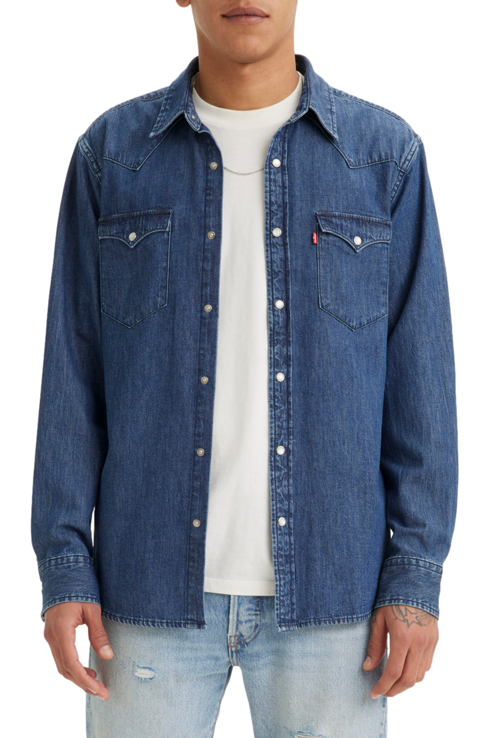 CAMISA MANGA LARGA ALGODÓN HOMBRE LEVI'S CLASSIC WESTERN JEAN 85745-0073 - 3