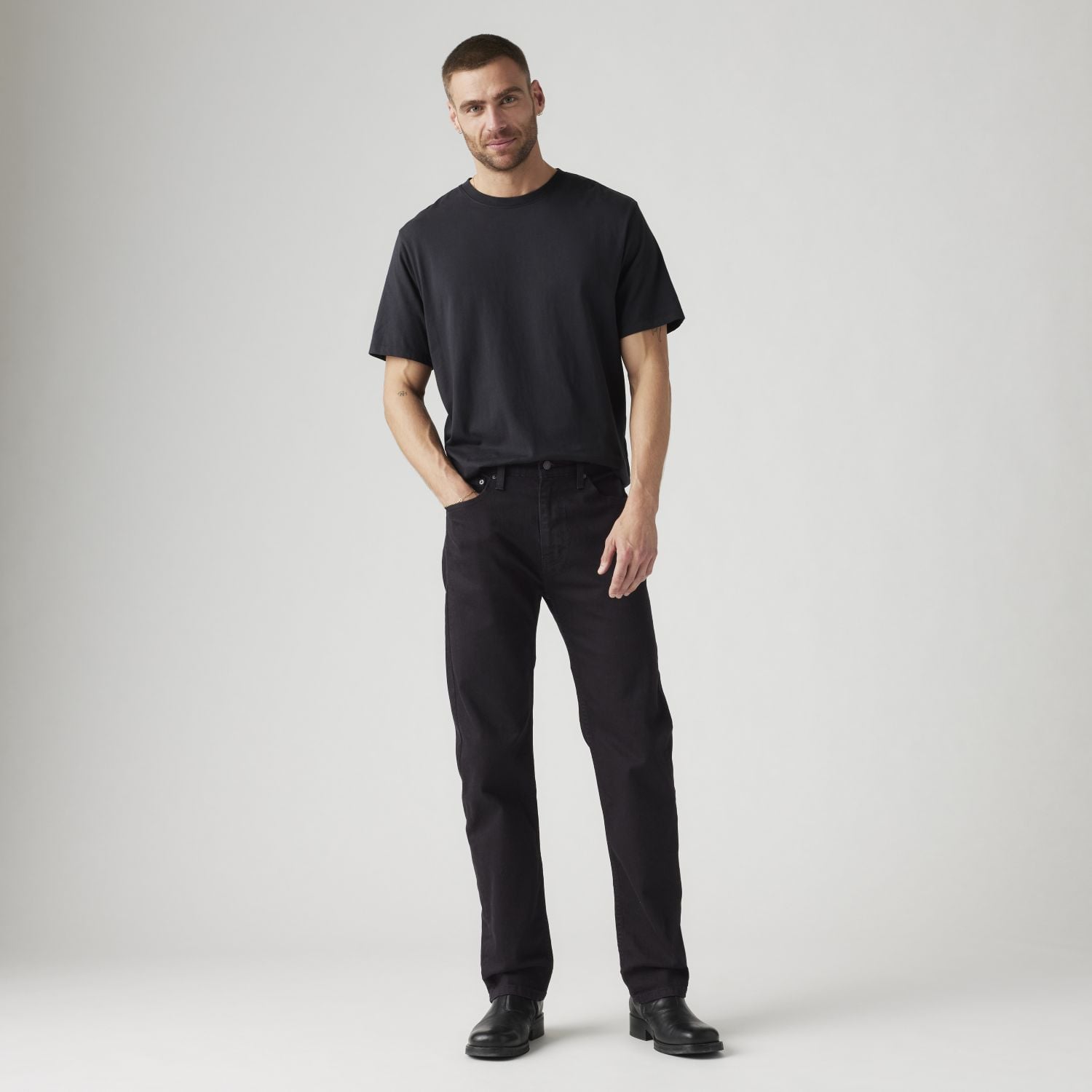 JEANS HOMBRE 505 REGULAR NEGRO LEVIS 00505-1469 - 4