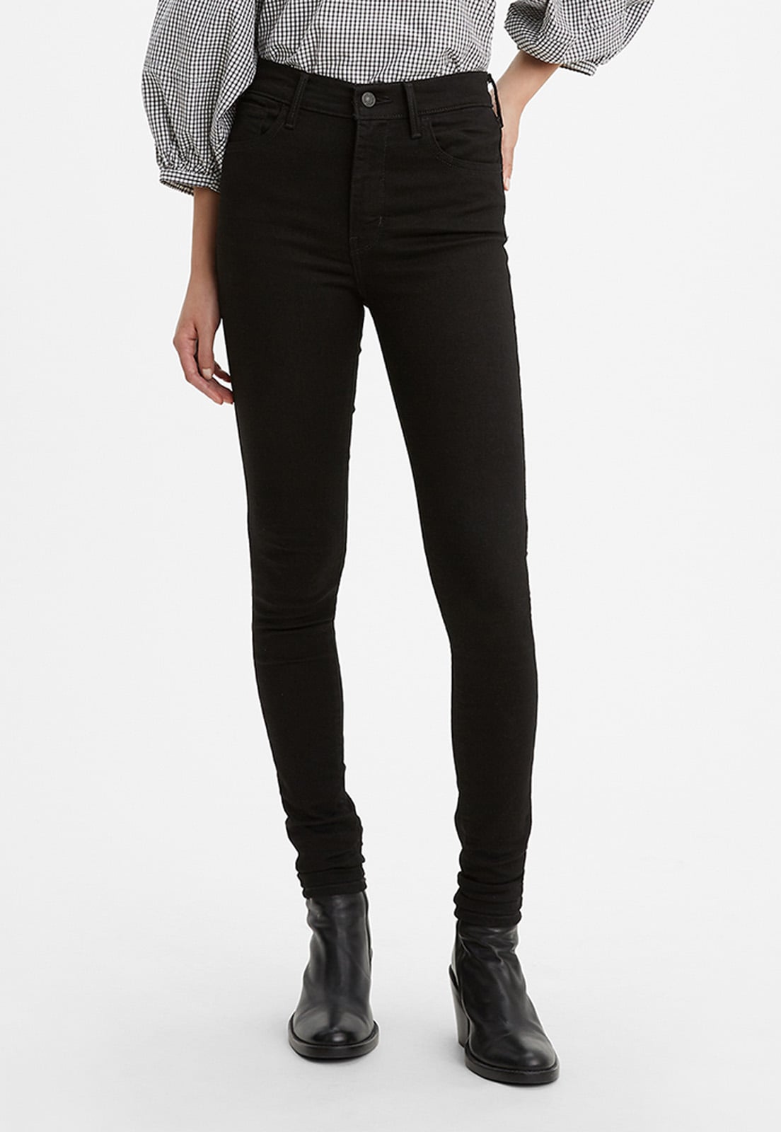 JEANS ALGODÓN MUJER LEVI'S NEGRO SKINNY 720 HIGHRISE SUPER 52797-0022 - 1