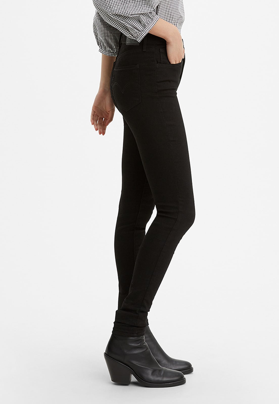 JEANS ALGODÓN MUJER LEVI'S NEGRO SKINNY 720 HIGHRISE SUPER 52797-0022 - 2