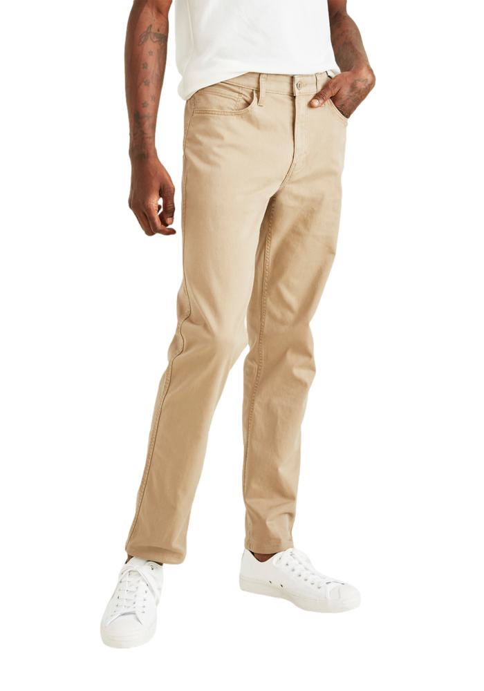 DOCKERS ORIGINAL CHINO SLIM - Pantaloni - sahara khaki/beige