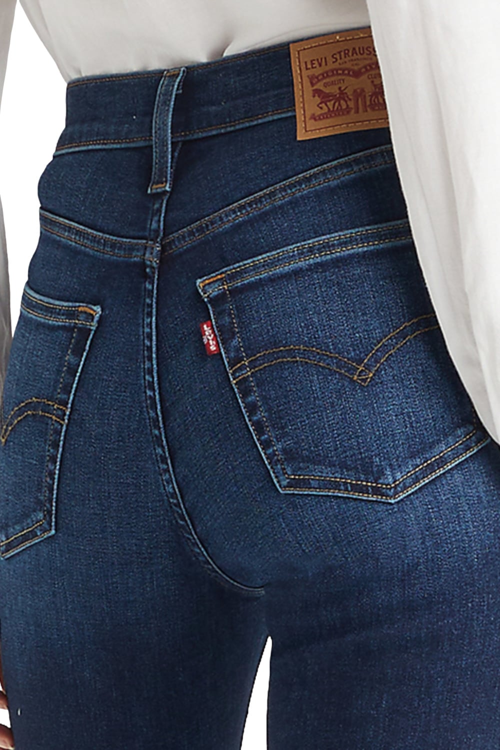 JEANS ALGODÓN MUJER LEVI'S AZUL SKINNY 720 HIGH RISE SUPER 52797-0393 - 4