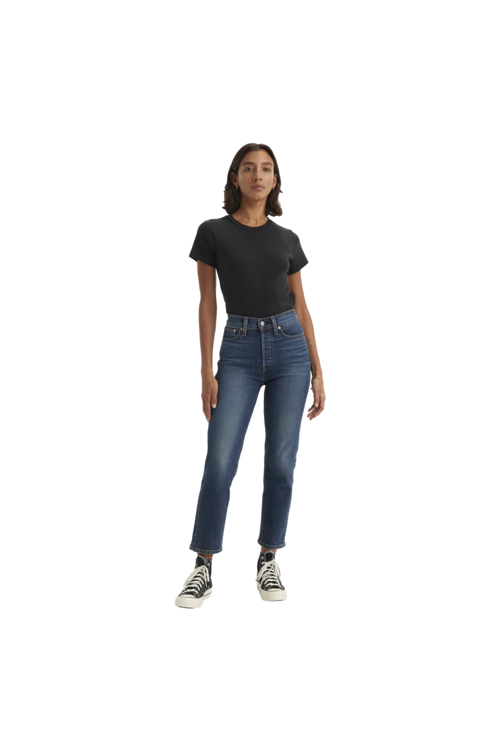 JEANS MUJER WEDGIE STRAIGHT AZUL LEVIS 34964-0207 - 4