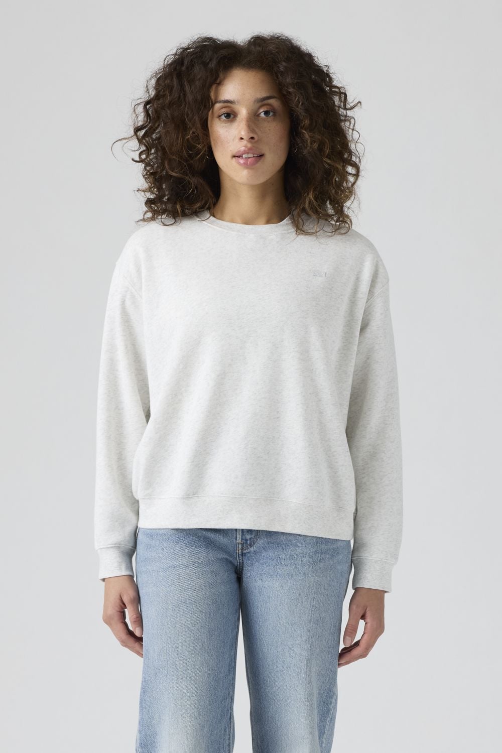 POLERÓN ALGODÓN MUJER LEVI'S GRIS MINI LOGO BATWING A5942-0006 - 1