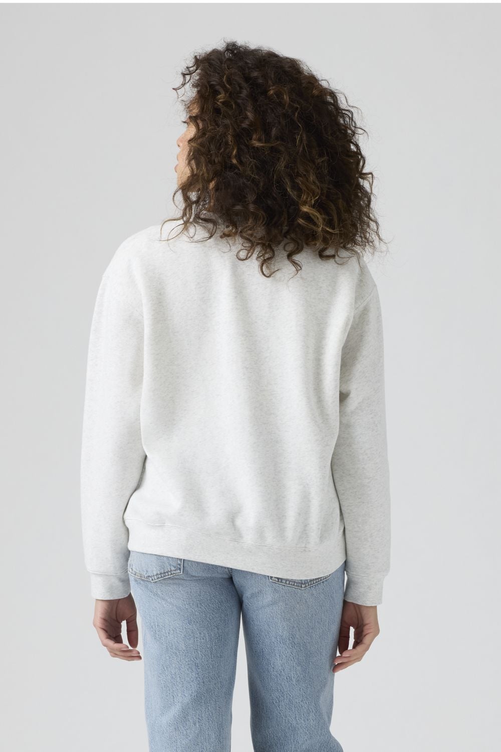 POLERÓN ALGODÓN MUJER LEVI'S GRIS MINI LOGO BATWING A5942-0006 - 2