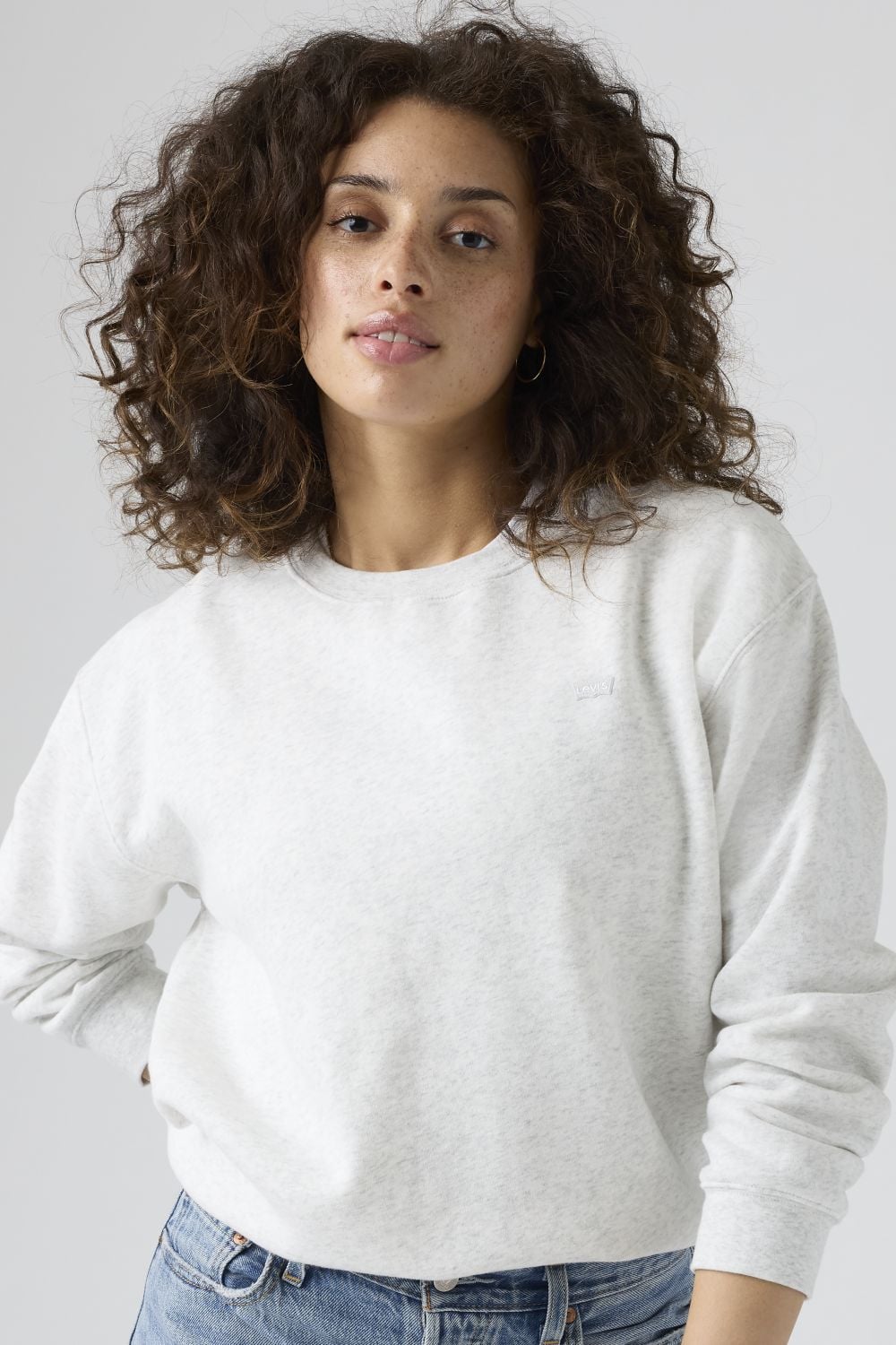 POLERÓN ALGODÓN MUJER LEVI'S GRIS MINI LOGO BATWING A5942-0006 - 3