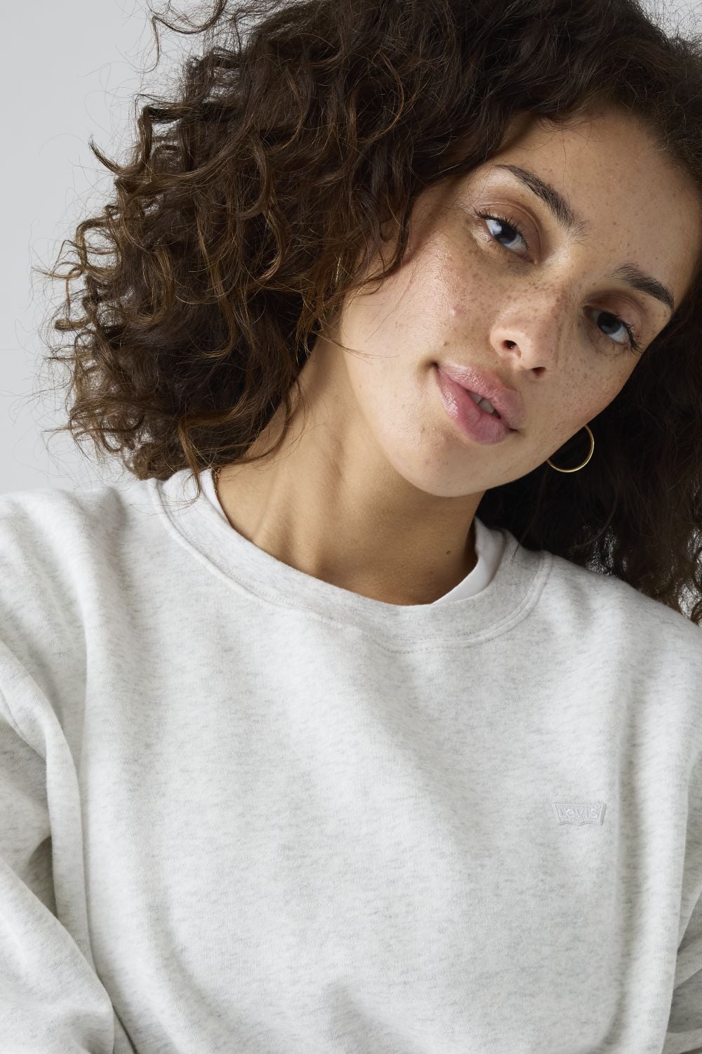 POLERÓN ALGODÓN MUJER LEVI'S GRIS MINI LOGO BATWING A5942-0006 - 4