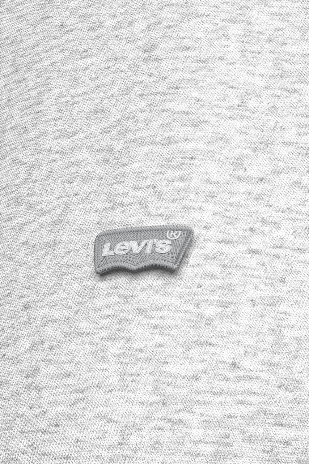 POLERÓN ALGODÓN MUJER LEVI'S GRIS MINI LOGO BATWING A5942-0006 - 5