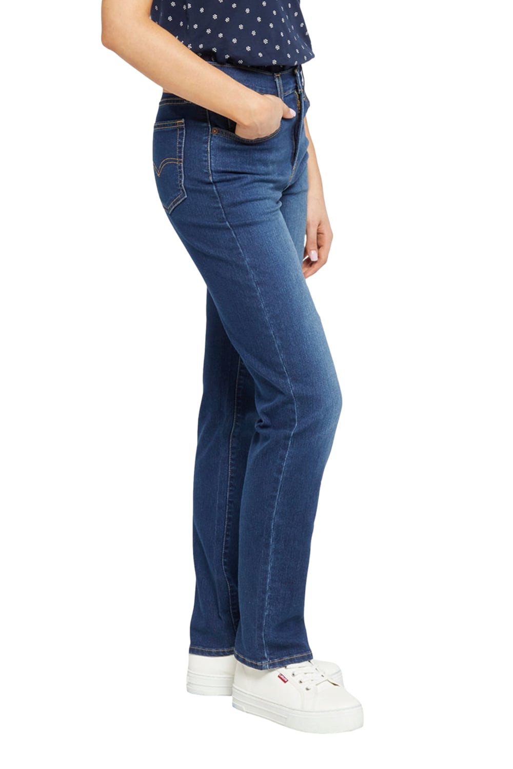 JEANS MUJER 724 HIGH RISE STRAIGHT AZUL LEVIS 18883-0304 - 2