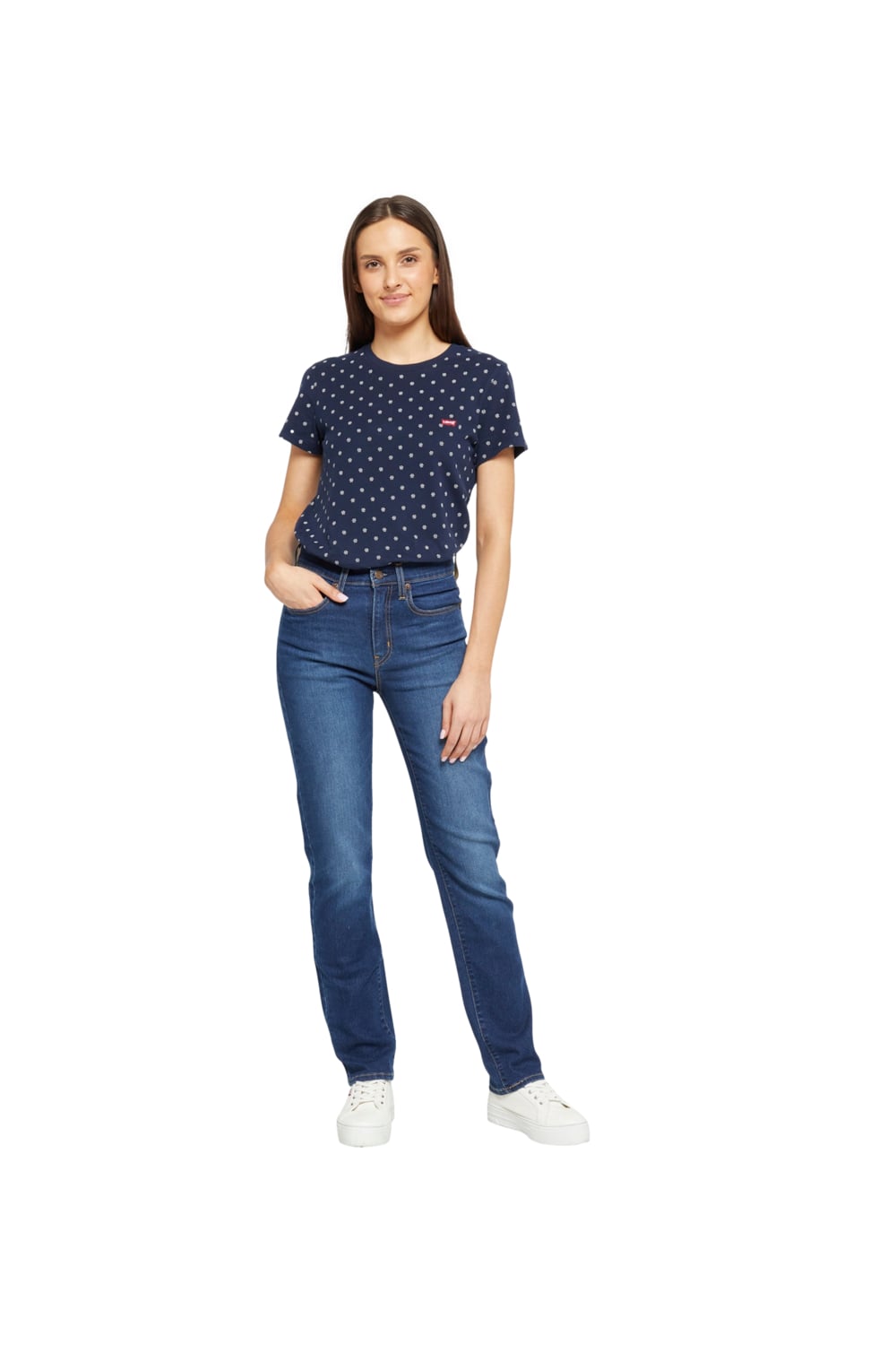 JEANS MUJER 724 HIGH RISE STRAIGHT AZUL LEVIS 18883-0304 - 4