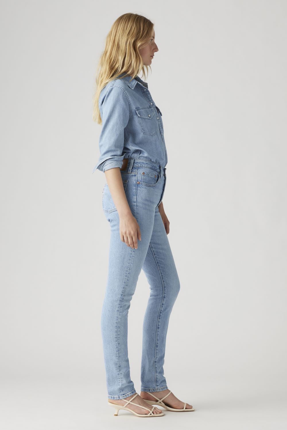 JEANS ALGODÓN MUJER LEVI'S CELESTE 501 SKINNY 29502-0117 - 3