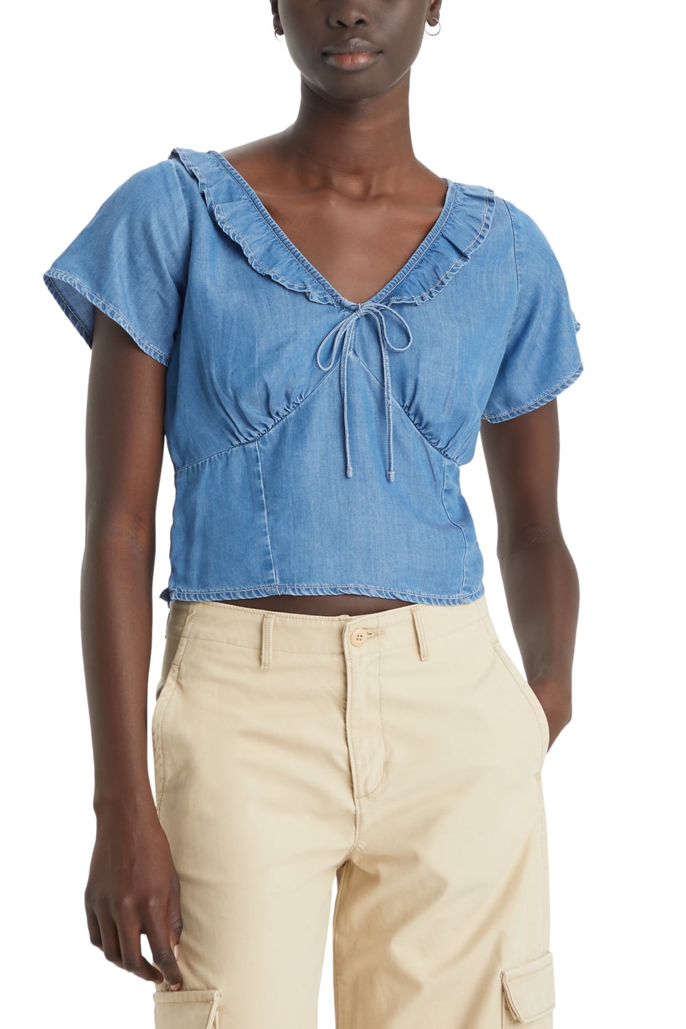 BLUSA MUJER MYLENE AZUL LEVIS A7623-0003 - 2