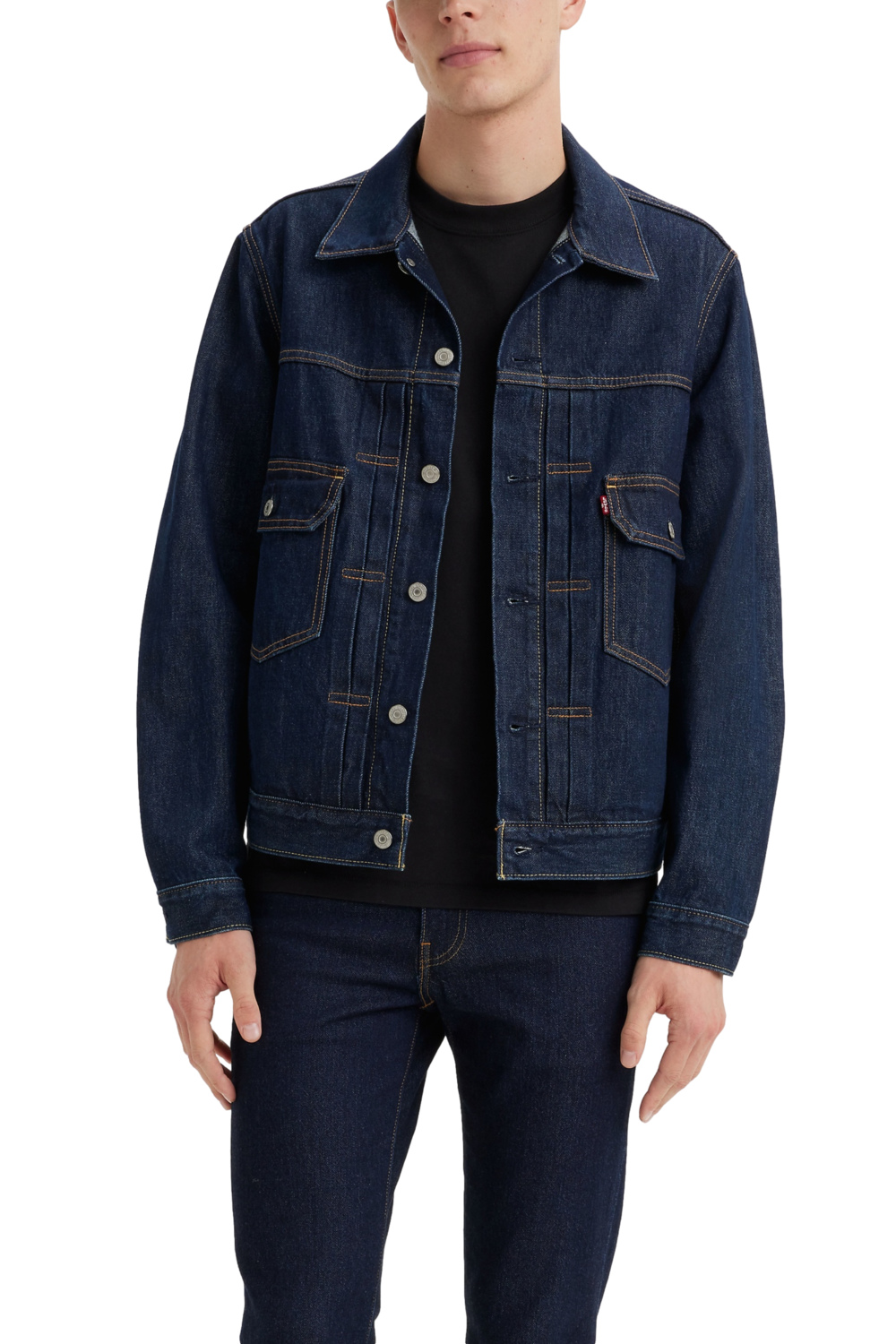 CASACA HOMBRE TYPE 2 TRUCKER AZUL LEVIS A7632-0000 - 1