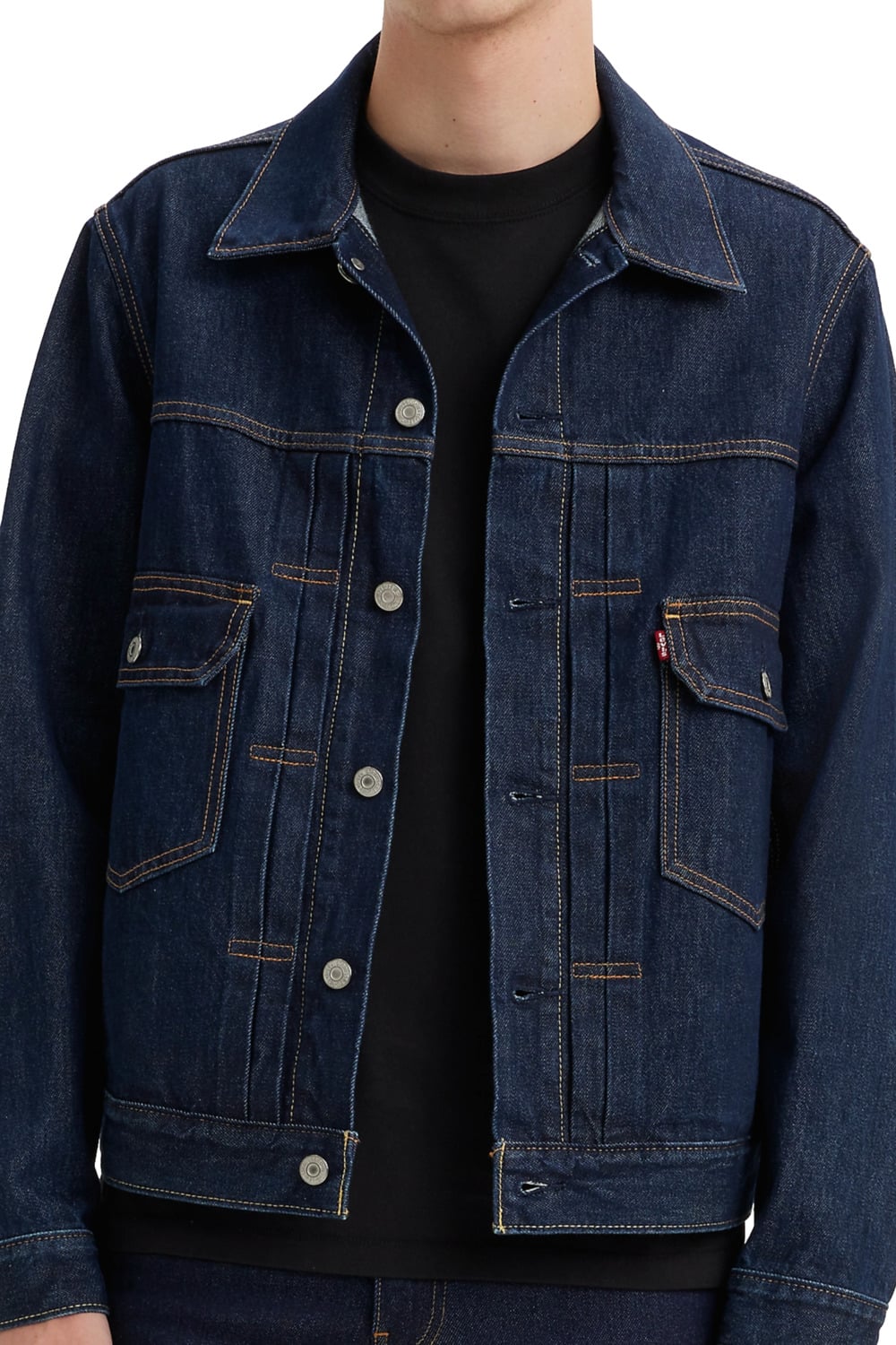 CASACA HOMBRE TYPE 2 TRUCKER AZUL LEVIS A7632-0000 - 3