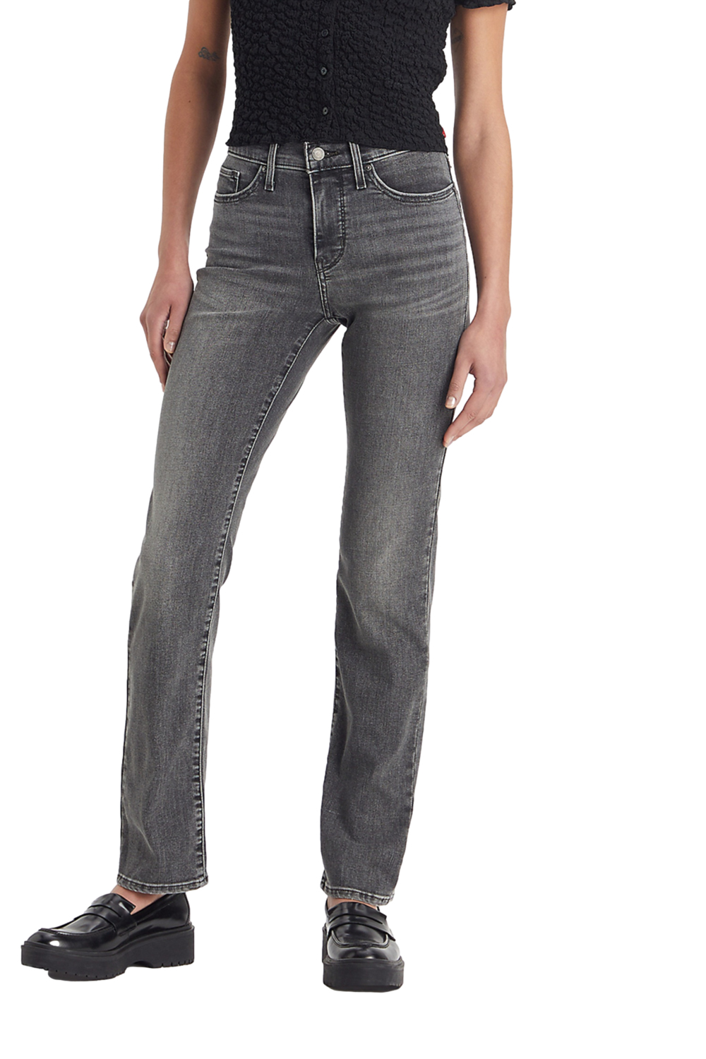 JEANS MUJER 314 SHAPING STRAIGHT GRIS LEVIS 19631-0187 - 1