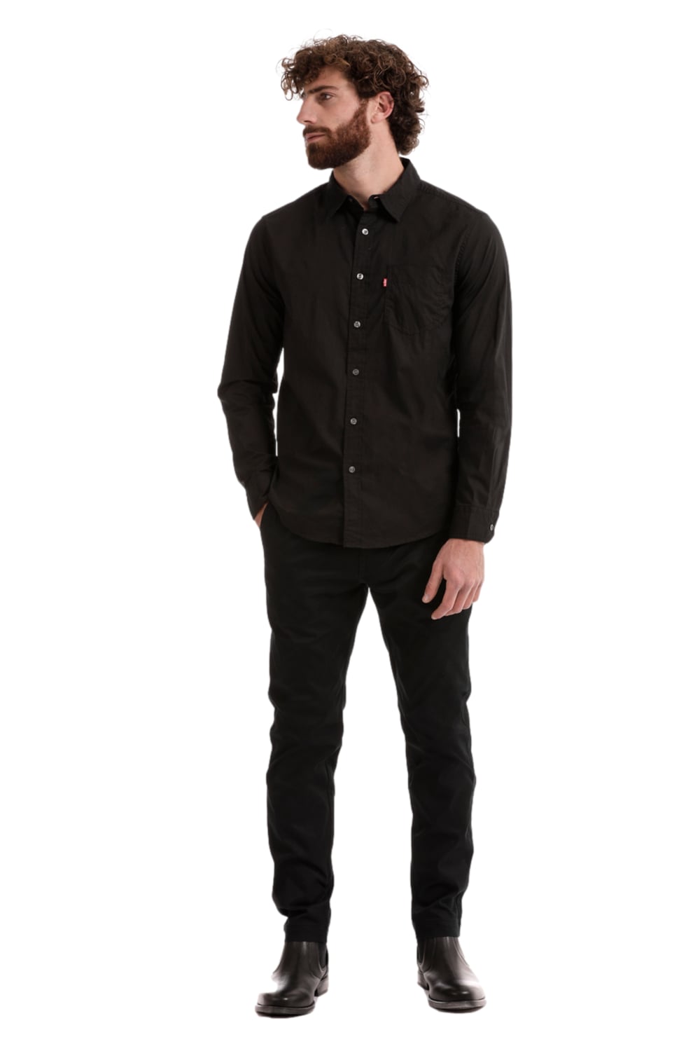 CAMISA HOMBRE CLASSIC 1 PKT STANDARD NEGRO LEVIS 85748-0002 - 4