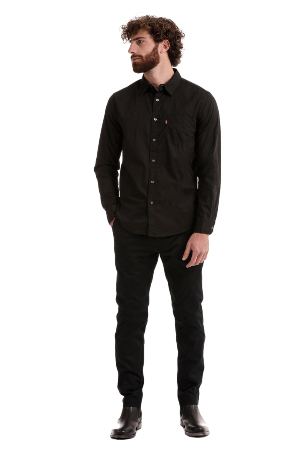 CAMISA HOMBRE CLASSIC 1 PKT STANDARD NEGRO LEVIS 85748-0002 - 4
