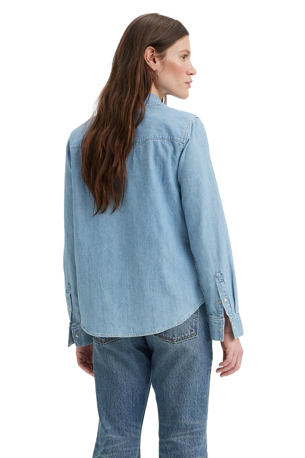 CAMISA MANGA LARGA ALGODÓN MUJER LEVI'S CELESTE ICONIC WESTERN 16786-0018 - 4