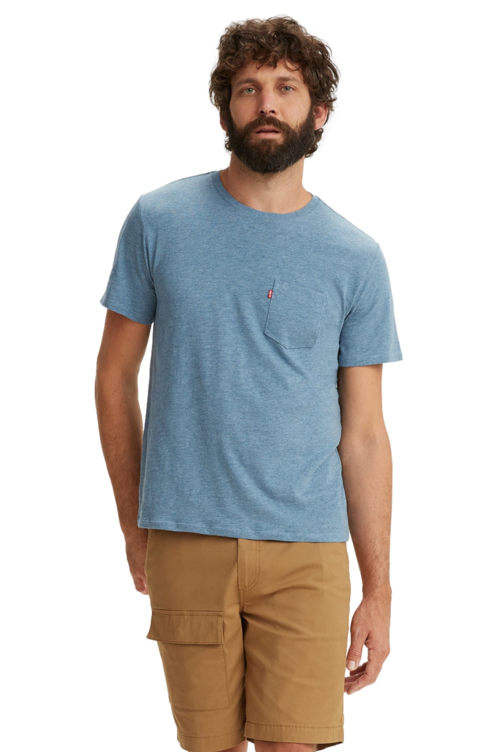 POLO HOMBRE SS CLASSIC POCKET TEE AZUL LEVIS 19342-0161 - 4
