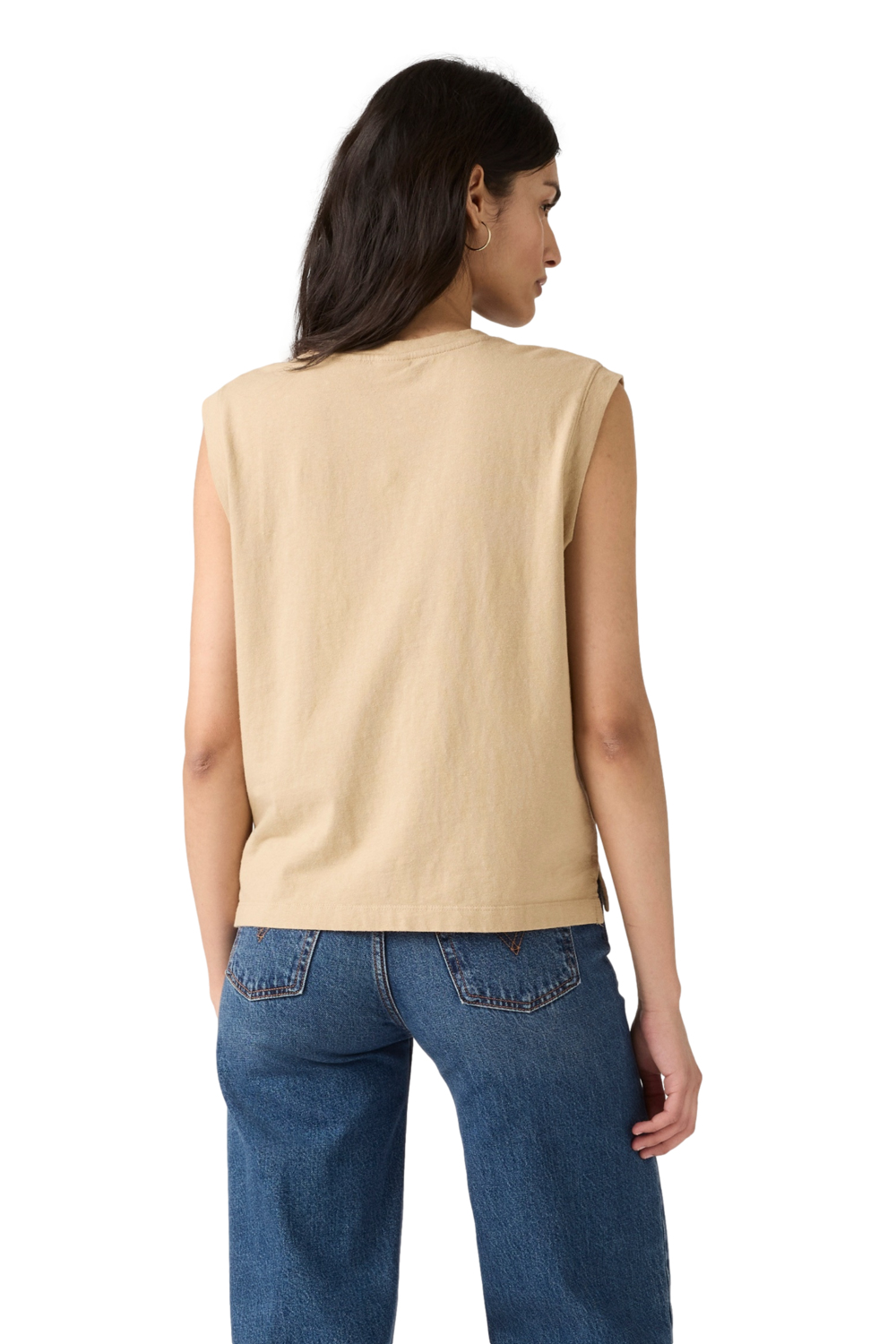 POLO MUJER BOXY TANK BEIGE LEVIS A8794-0010 - 2