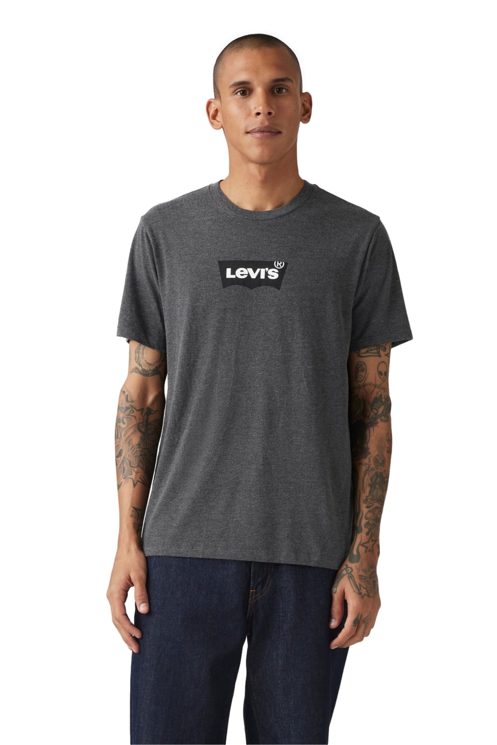 POLO HOMBRE GRAPHIC CREWNECK TEE NEGRO LEVIS 22491-1846 - 1