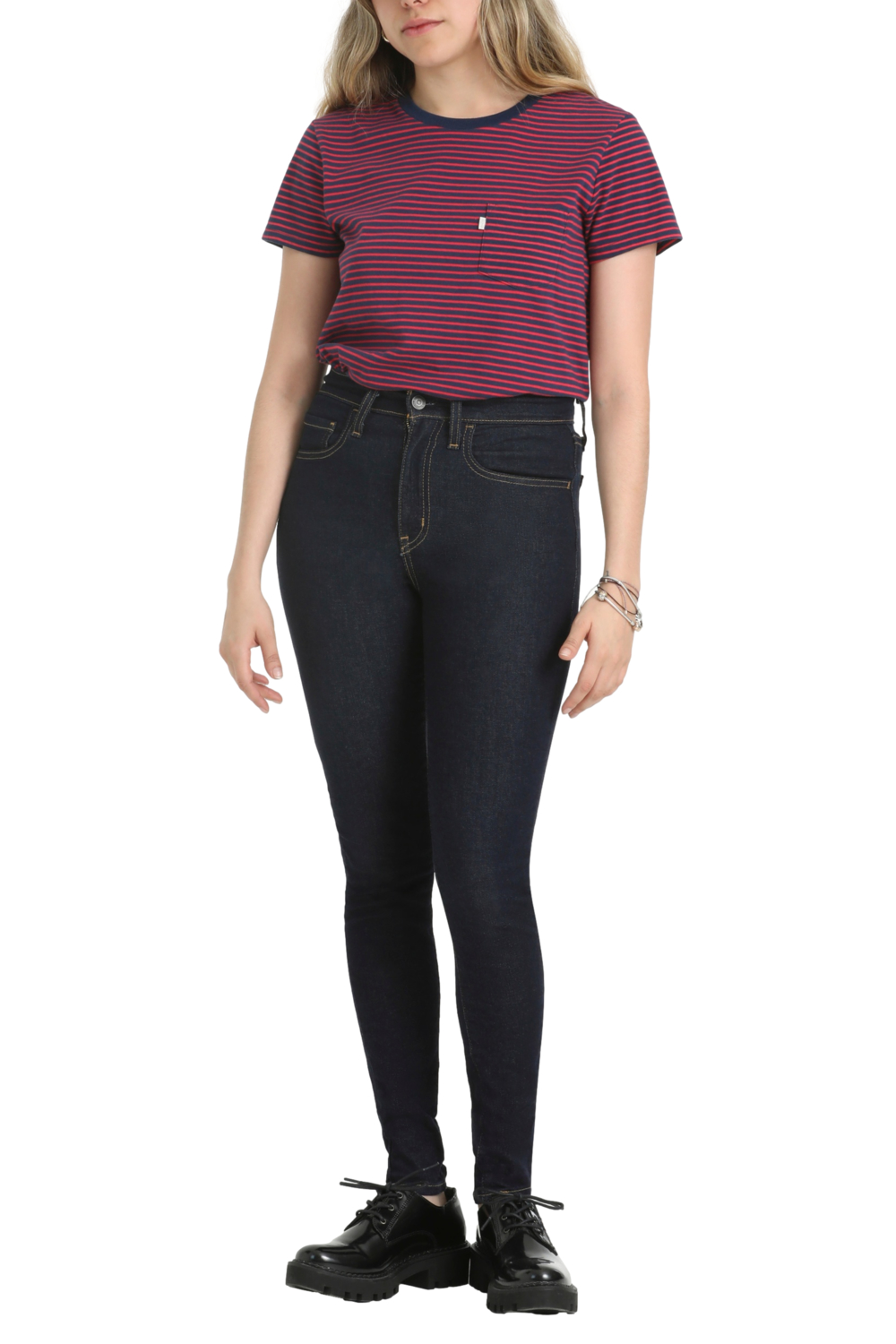 JEANS MUJER 720 HIGH RISE SUPER SKINNY AZUL LEVIS 52797-0436 - 4