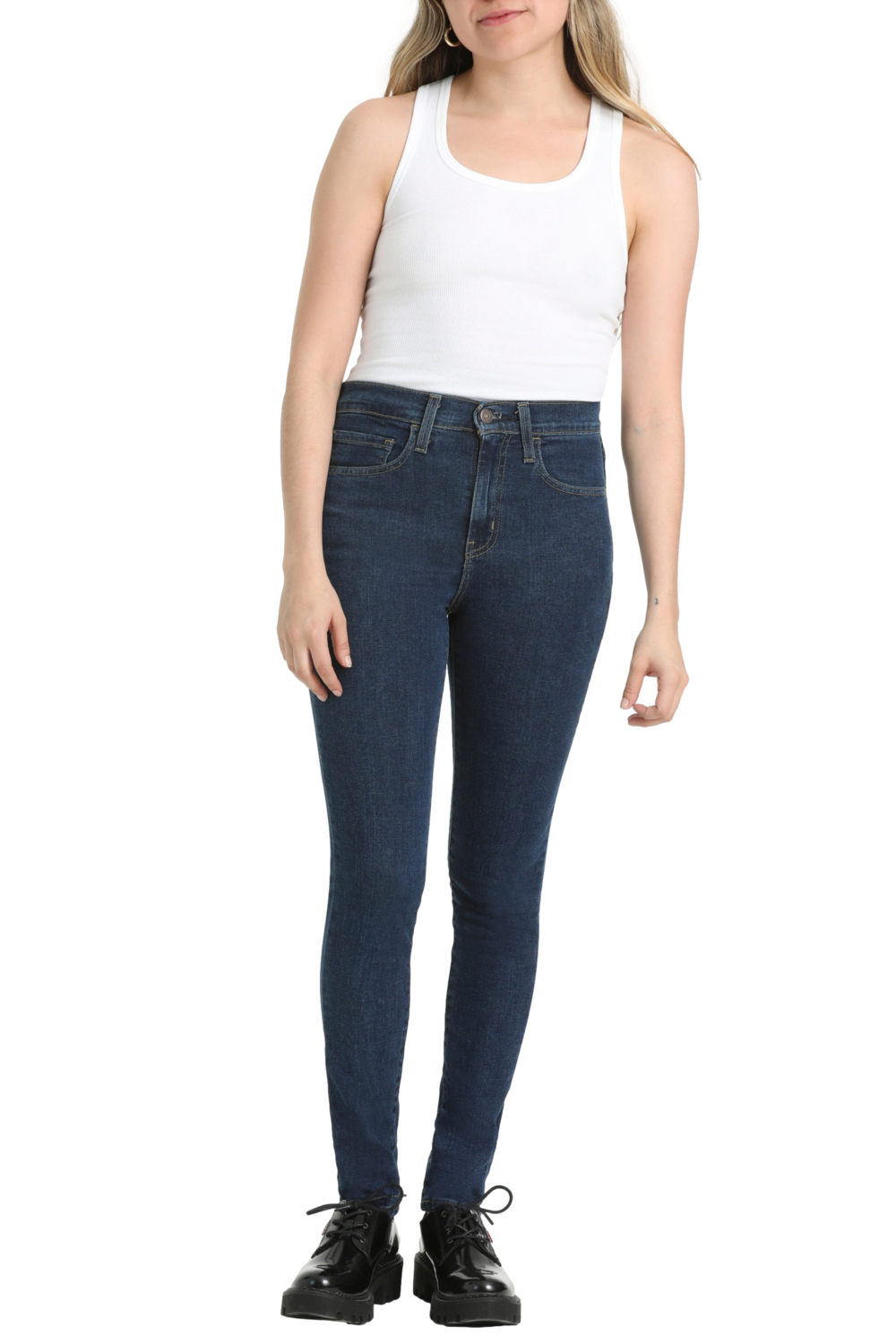 JEANS MUJER 720 HIGH RISE SUPER SKINNY AZUL LEVIS 52797-0435 - 4