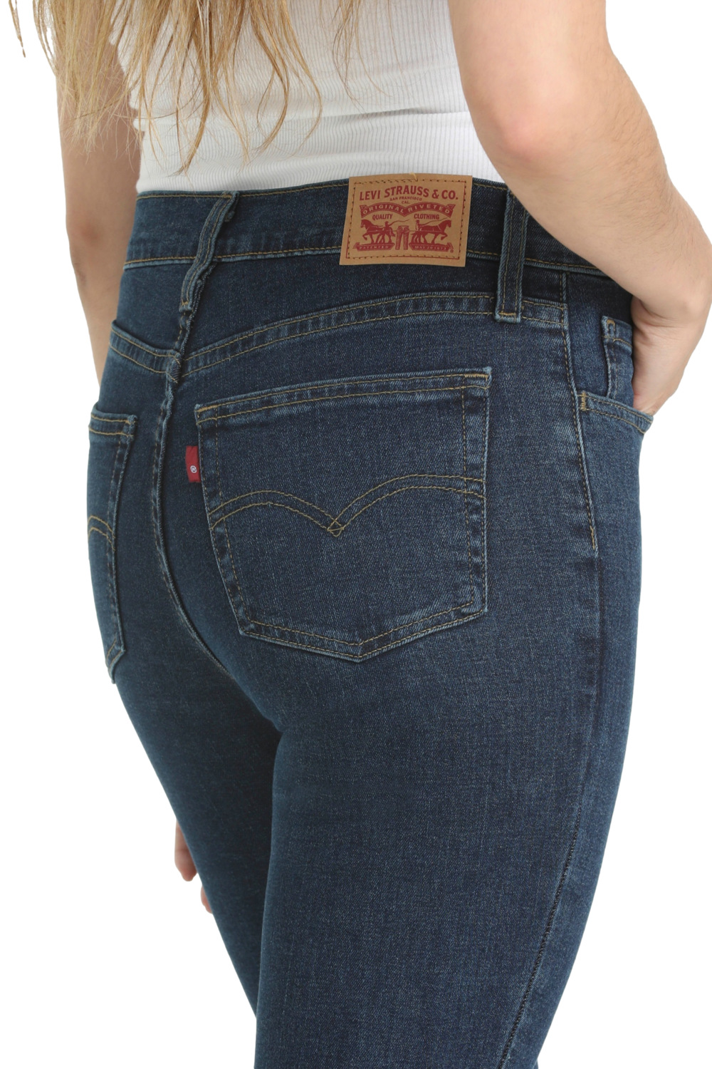 JEANS MUJER 720 HIGH RISE SUPER SKINNY AZUL LEVIS 52797-0435 - 5
