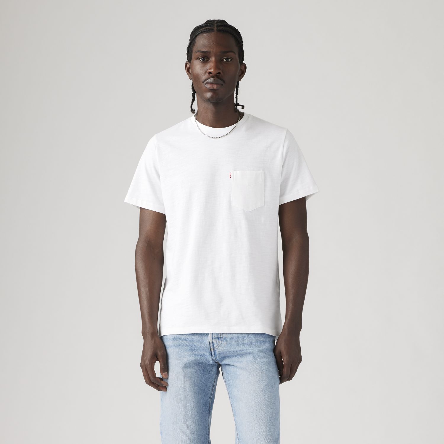 POLO HOMBRE SS CLASSIC POCKET TEE BLANCO LEVIS 19342-0162 - 1