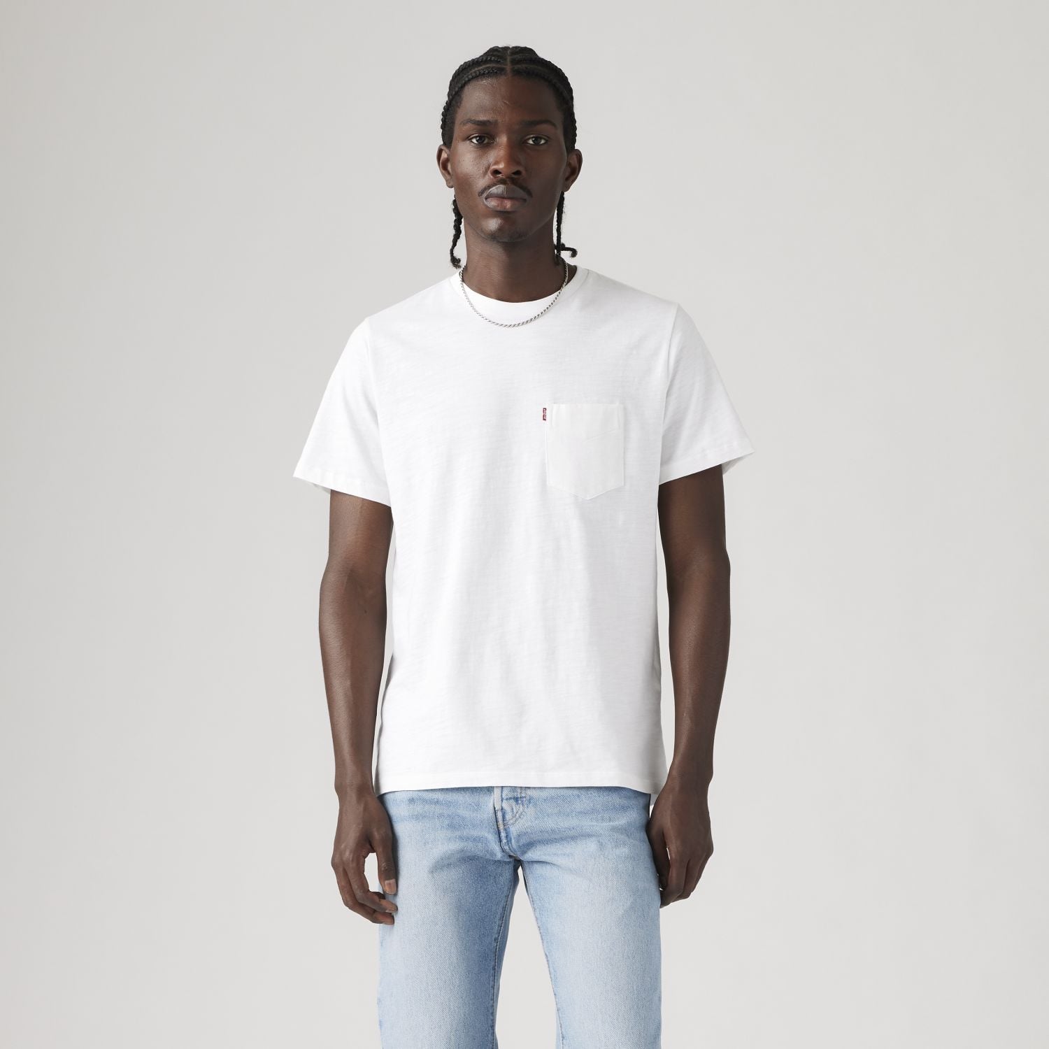 POLO HOMBRE SS CLASSIC POCKET TEE BLANCO LEVIS 19342-0162 - 1