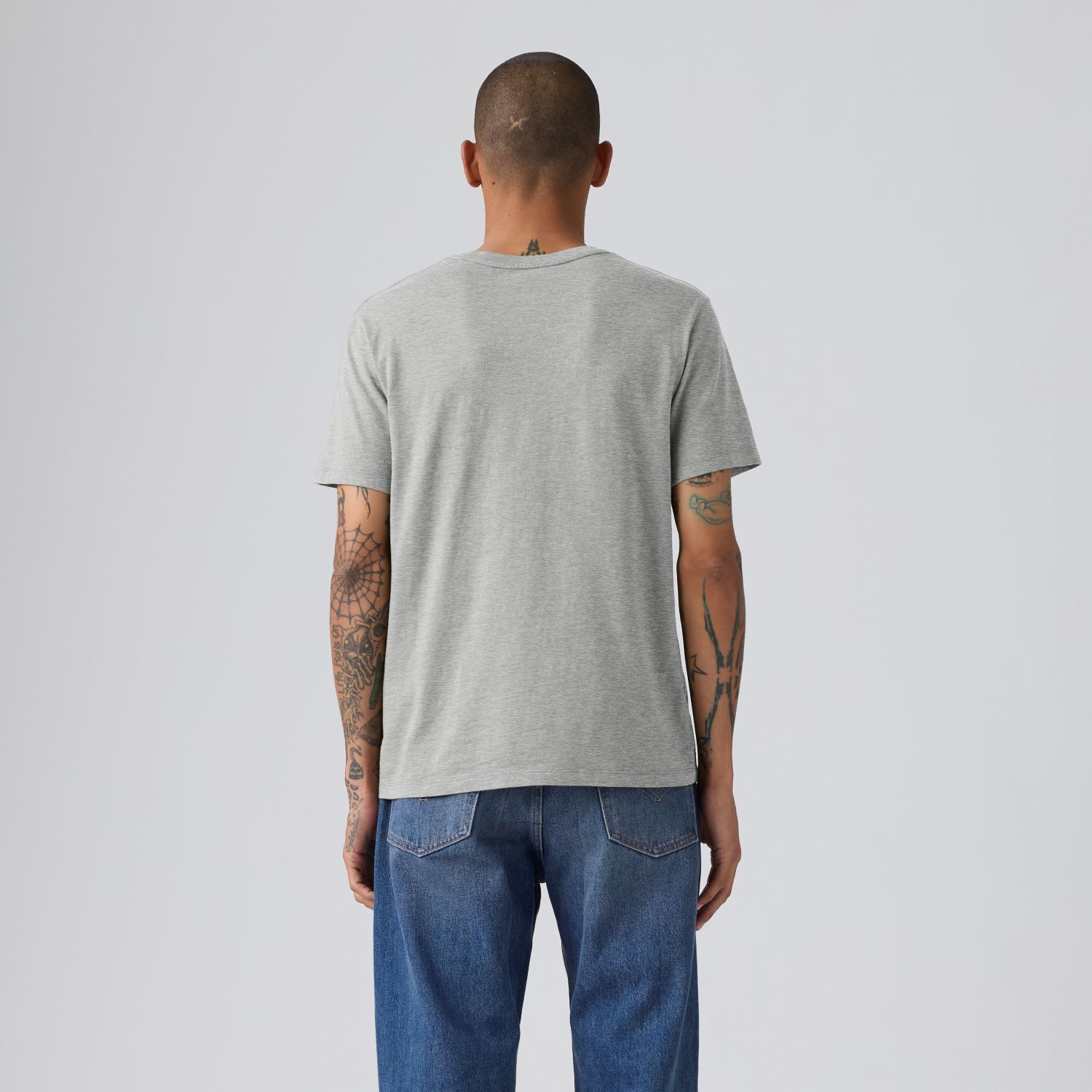 POLO HOMBRE SS CLASSIC POCKET TEE GRIS LEVIS 19342-0171 - 2