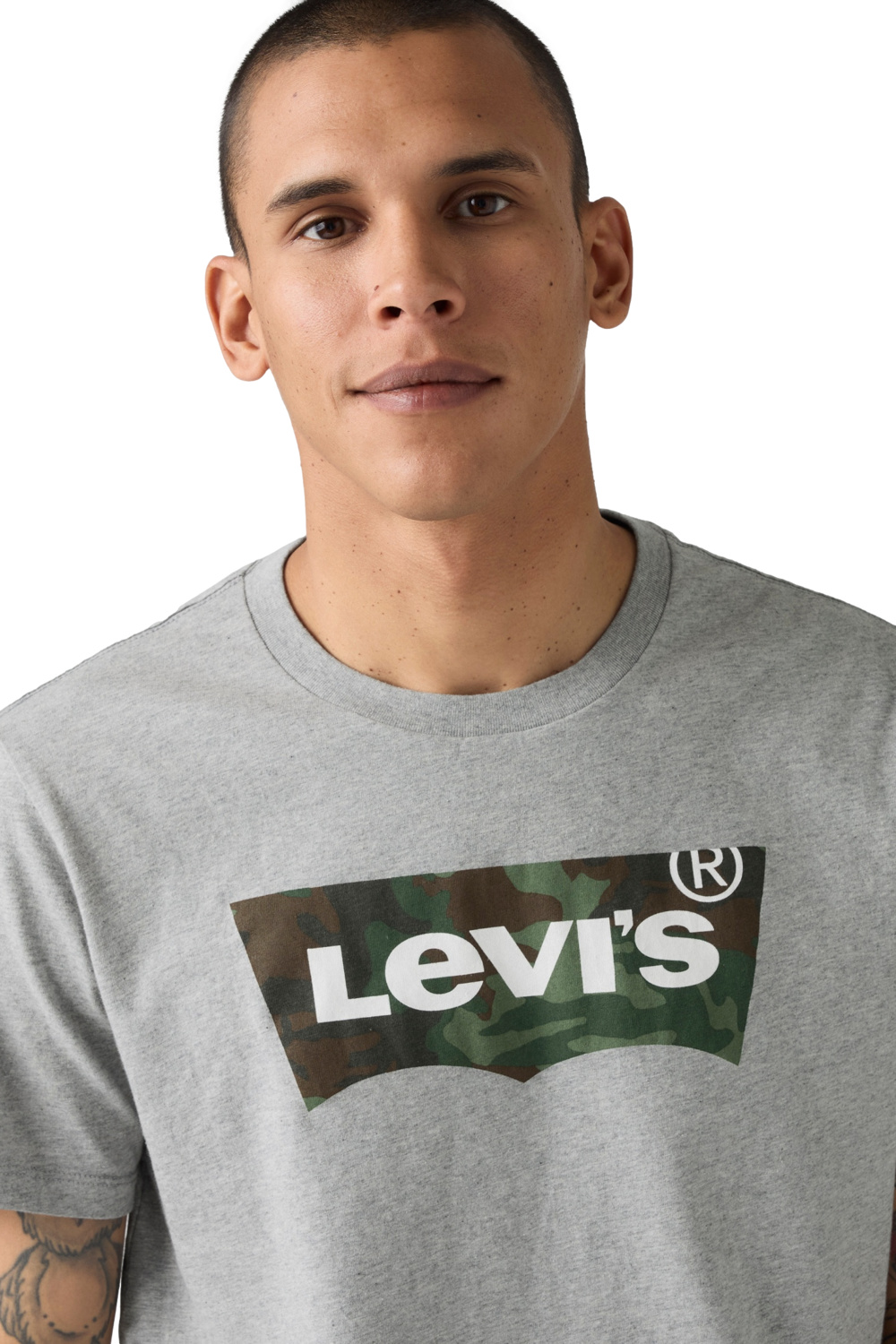 POLO HOMBRE GRAPHIC CREWNECK TEE GRIS LEVIS 22491-1948 - 4