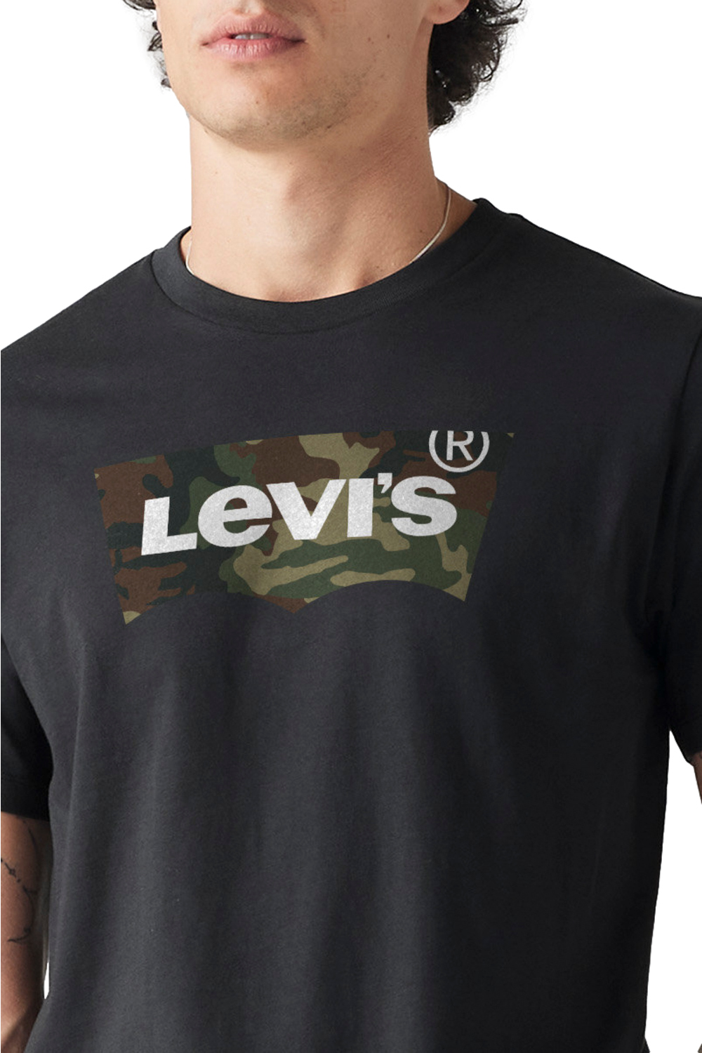 POLO HOMBRE GRAPHIC CREWNECK TEE NEGRO LEVIS 22491-1949 - 3