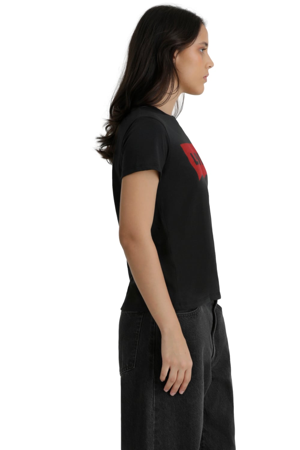 POLO MUJER THE PERFECT TEE NEGRO LEVIS 17369-2953 - 2