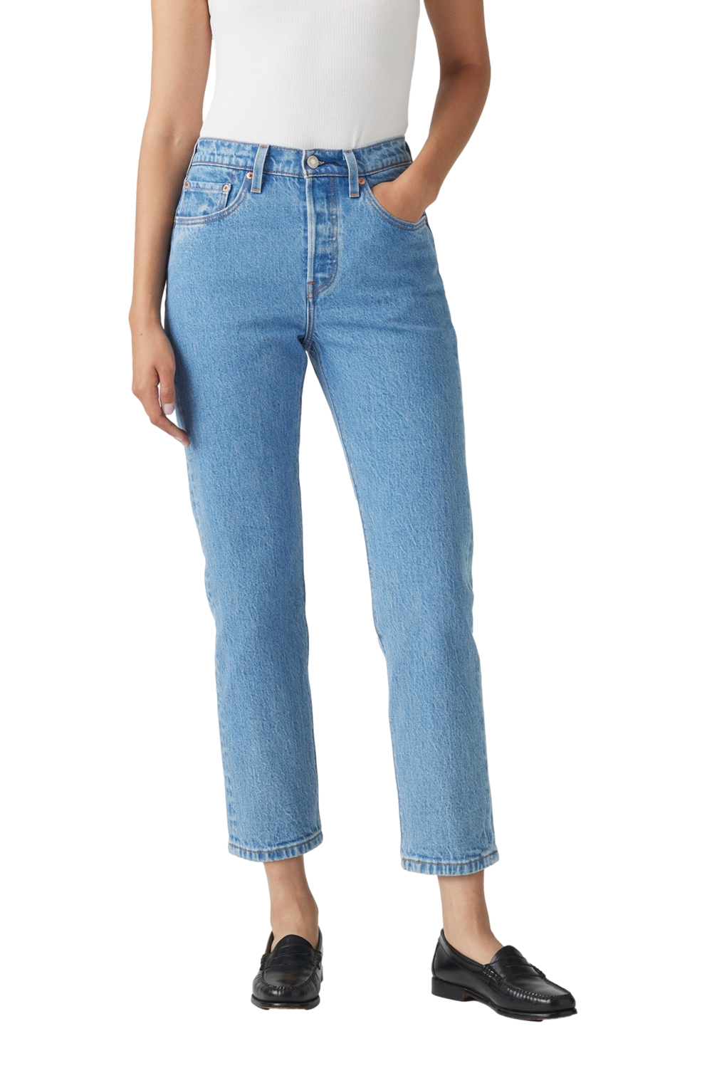 JEANS MUJER 501 CROP CELESTE LEVIS 36200-0344