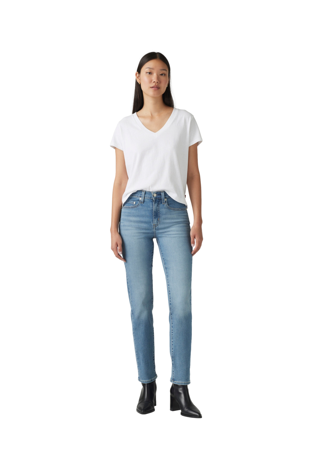JEANS MUJER 724 HIGH RISE STRAIGHT CELESTE LEVIS 18883-0356 - 4