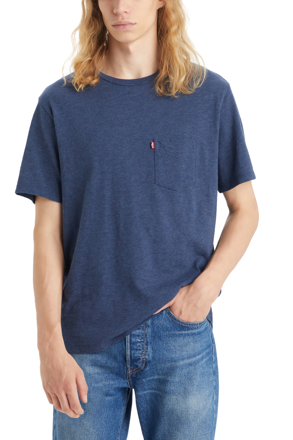 POLO HOMBRE SS CLASSIC POCKET TEE AZUL LEVIS 19342-0337 - 1