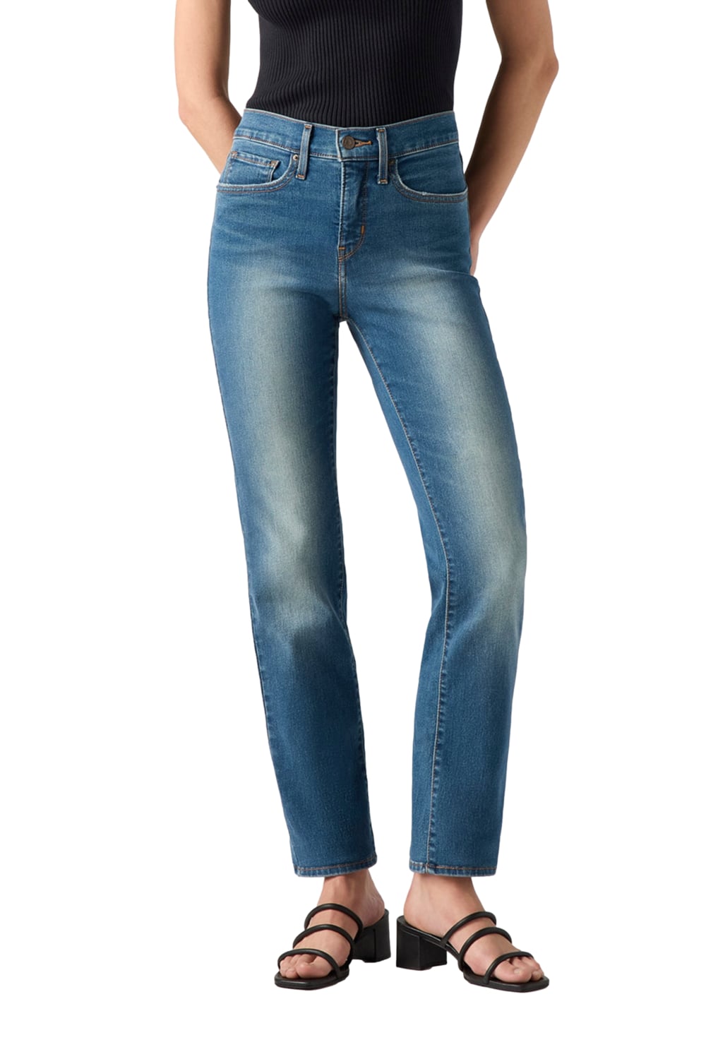 JEANS MUJER 314 SHAPING STRAIGHT AZUL LEVIS 19631-0271 - 1