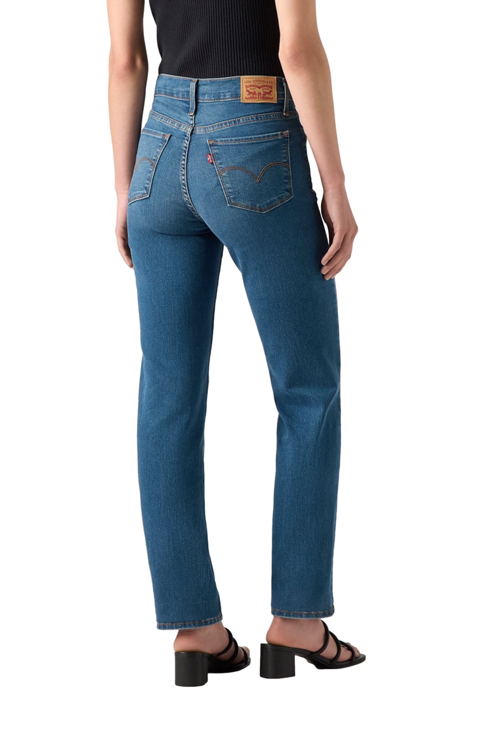 JEANS MUJER 314 SHAPING STRAIGHT AZUL LEVIS 19631-0271 - 3