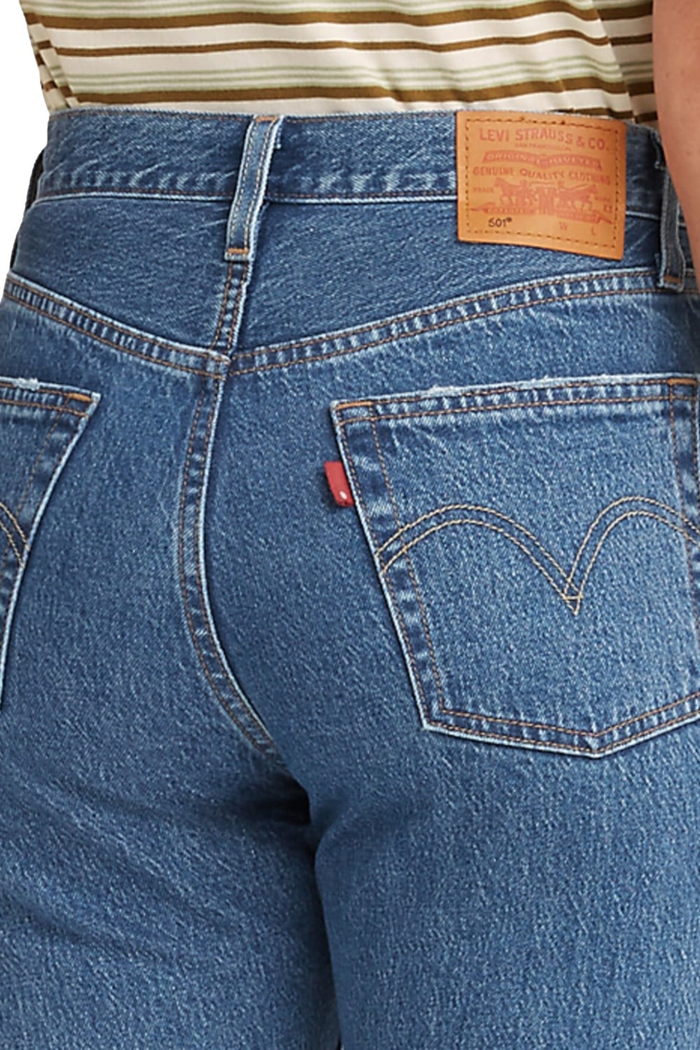 JEANS MUJER 501 CROP CELESTE LEVIS 36200-0225 - 4