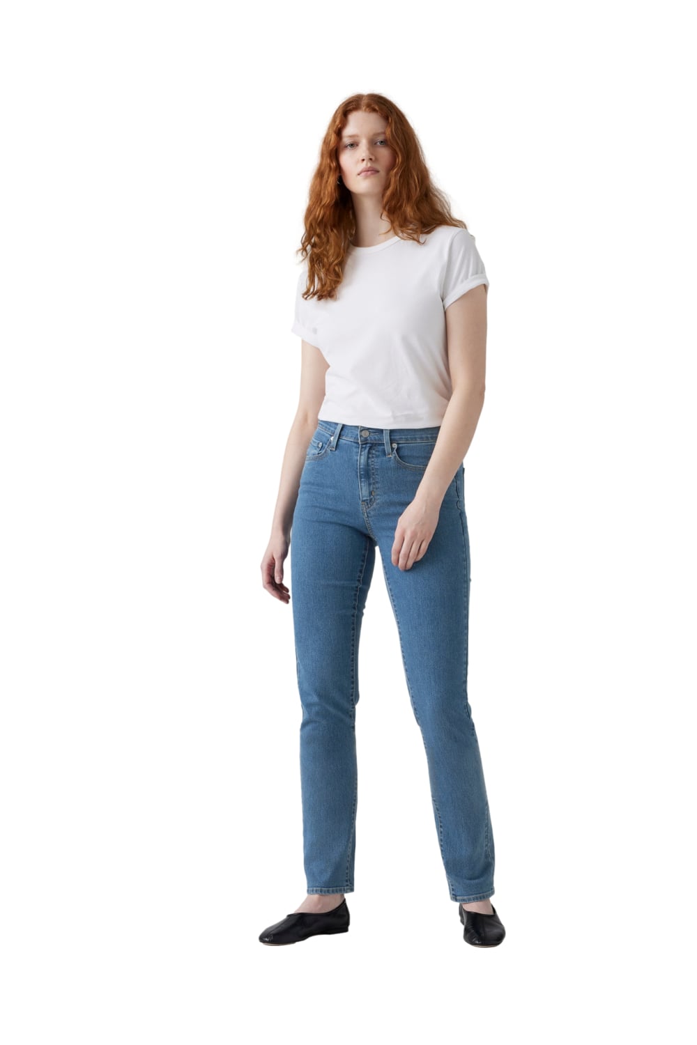 JEANS MUJER 724 HIGH RISE STRAIGHT CELESTE LEVIS 18883-0397 - 4