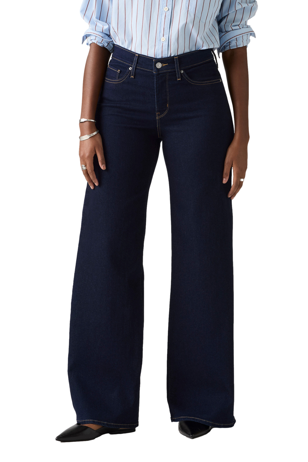 JEANS MUJER 318 SHAPING WIDE LEG AZUL LEVIS 001PZ-0009 - 1