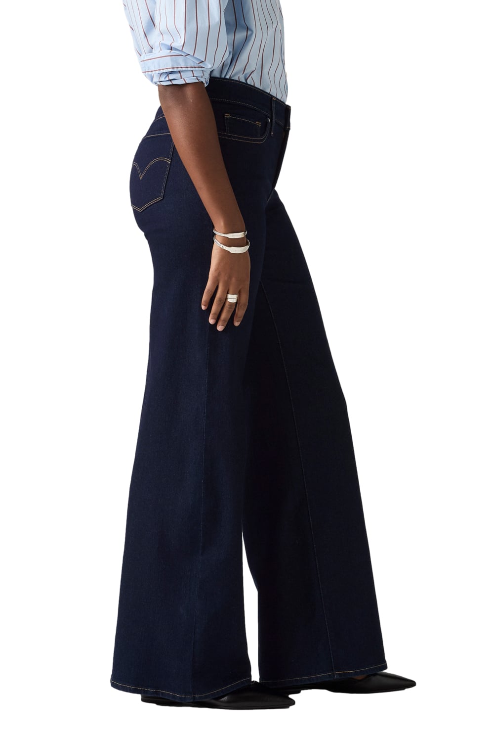 JEANS MUJER 318 SHAPING WIDE LEG AZUL LEVIS 001PZ-0009 - 2